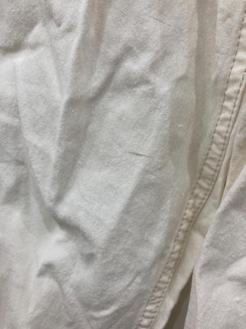 UNFIL（アンフィル）unfil (アンフィル) ペーパーリネンサロペット ホワイト サイズ:1の古着・服飾アイテム