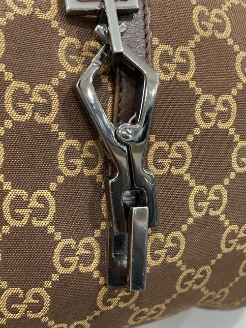 GUCCI（グッチ）GUCCI (グッチ) ジャッキー ワンショルダーバッグ ブラウンの古着・服飾アイテム