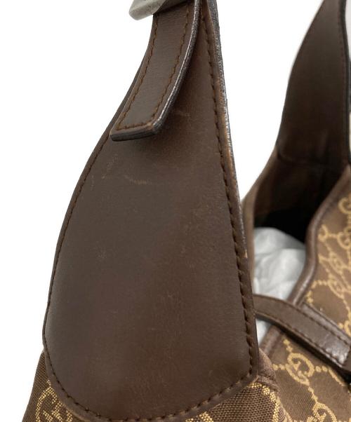 GUCCI（グッチ）GUCCI (グッチ) ジャッキー ワンショルダーバッグ ブラウンの古着・服飾アイテム