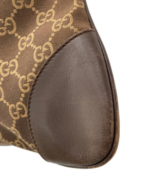 GUCCI（グッチ）GUCCI (グッチ) ジャッキー ワンショルダーバッグ ブラウンの古着・服飾アイテム