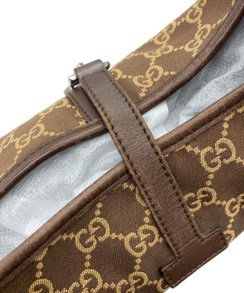 GUCCI（グッチ）GUCCI (グッチ) ジャッキー ワンショルダーバッグ ブラウンの古着・服飾アイテム