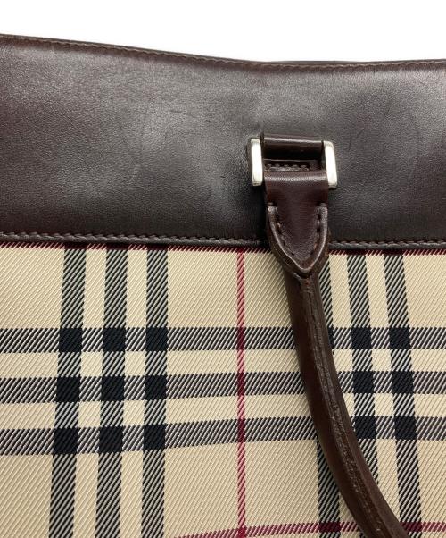 BURBERRY（バーバリー）BURBERRY (バーバリー) ノバチェック トートバッグ ベージュの古着・服飾アイテム
