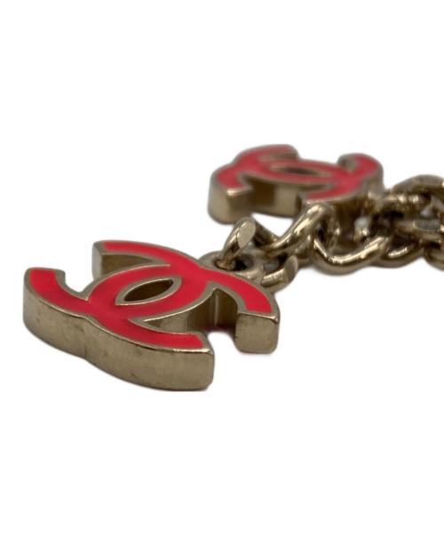 CHANEL（シャネル）CHANEL (シャネル) ココマークチェーンベルト レッドの古着・服飾アイテム