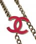 中古・古着 CHANEL (シャネル) ココマークチェーンベルト レッド：88000円