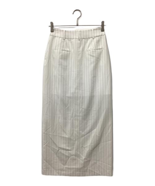 Sea Room lynn（シールームリン）Sea Room lynn (シールームリン) Waist asymmetry スリットスカート ホワイト サイズ:Sの古着・服飾アイテム
