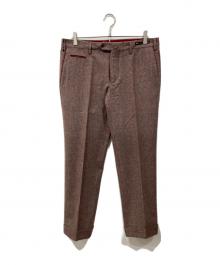 PT01（ピーティーゼロウーノ）の古着「ウールスラックス」｜グレー×レッド