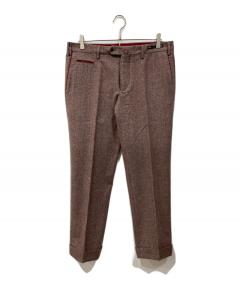 中古・古着通販】PT01 (ピーティーゼロ) ウールスラックス ブラウン