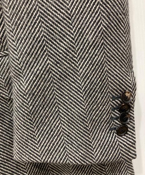 TOMORROW LAND（トゥモローランド）TOMORROW LAND (トゥモローランド) カシミヤ混チェスターコート ブラック×ホワイト サイズ:48の古着・服飾アイテム