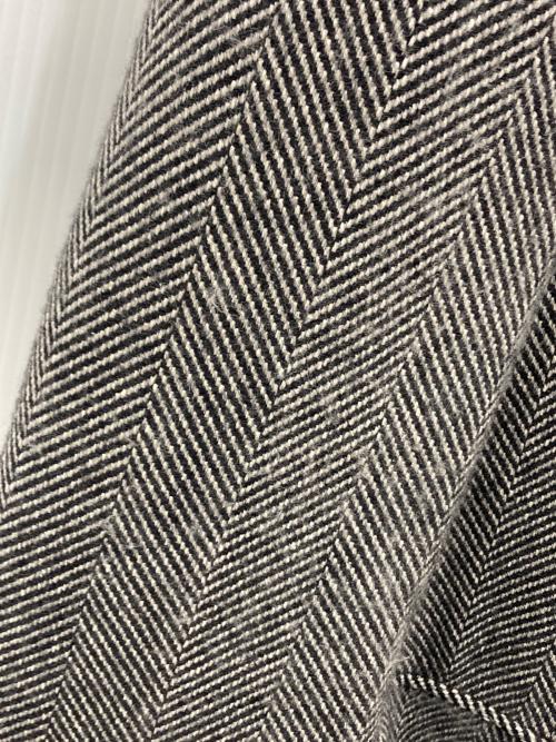 TOMORROW LAND（トゥモローランド）TOMORROW LAND (トゥモローランド) カシミヤ混チェスターコート ブラック×ホワイト サイズ:48の古着・服飾アイテム