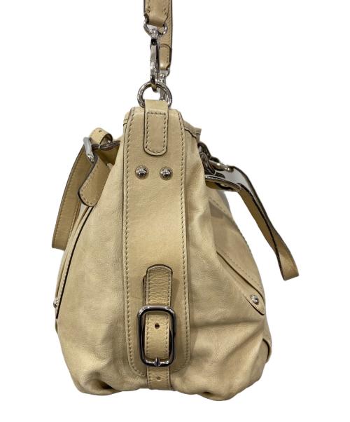 TOD'S（トッズ）TOD'S (トッズ) 2WAYショルダーバッグ ベージュの古着・服飾アイテム