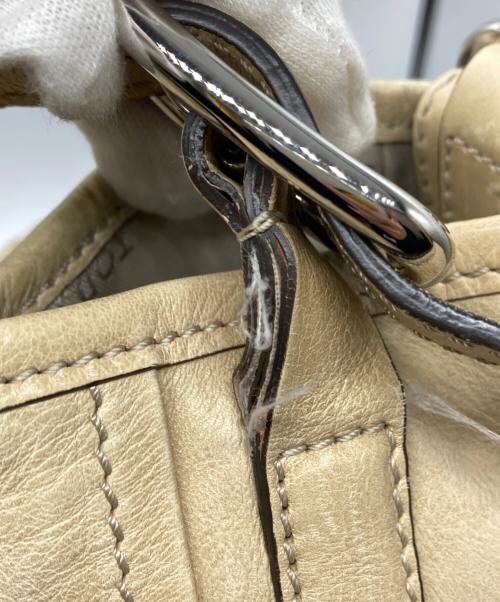 TOD'S（トッズ）TOD'S (トッズ) 2WAYショルダーバッグ ベージュの古着・服飾アイテム