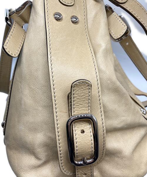 TOD'S（トッズ）TOD'S (トッズ) 2WAYショルダーバッグ ベージュの古着・服飾アイテム