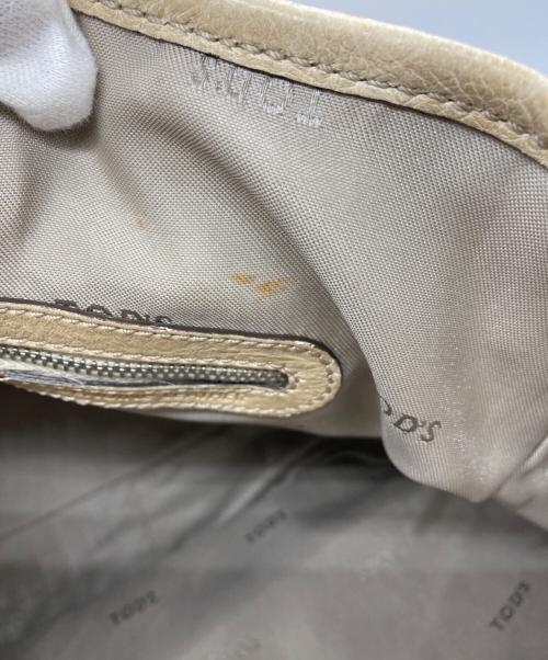 TOD'S（トッズ）TOD'S (トッズ) 2WAYショルダーバッグ ベージュの古着・服飾アイテム