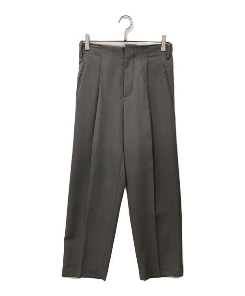 PUBLIC TOKYO（パブリックトウキョウ）PUBLIC TOKYO (パブリックトウキョウ) AQUA WOOLカルゼスラックス グレー サイズ:1の古着・服飾アイテム