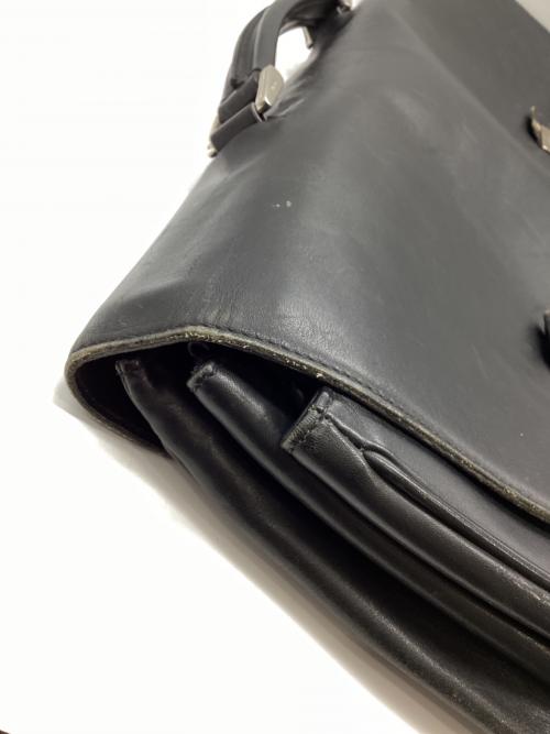 PRADA（プラダ）PRADA (プラダ) オールレザー ドクターズバッグ ブラックの古着・服飾アイテム