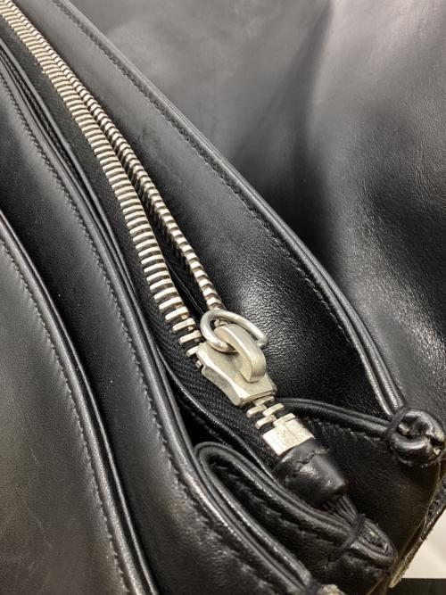 PRADA（プラダ）PRADA (プラダ) オールレザー ドクターズバッグ ブラックの古着・服飾アイテム