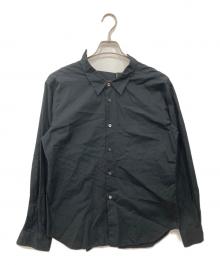 COMME des GARCONS HOMME PLUS（コムデギャルソンオムプリュス）の古着「背中開き 長袖 シャツ」｜ブラック