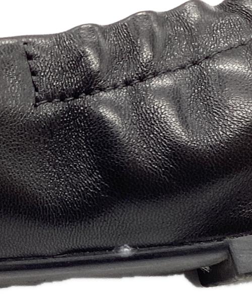 TORY BURCH（トリーバーチ）TORY BURCH (トリーバーチ) フラワーモチーフバレエシューズ ブラック サイズ:6 1/2の古着・服飾アイテム