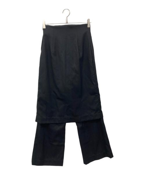 TODAYFUL（トゥデイフル）TODAYFUL (トゥデイフル) ウールレイヤードパンツ ブラック サイズ:SIZE36の古着・服飾アイテム