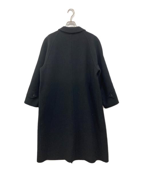 Burberry's（バーバリー）Burberry's (バーバリーズ) カシミヤブレンド ステンカラーコート ブラック サイズ:SIZE 11ARの古着・服飾アイテム