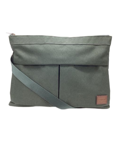 PORTER（ポーター）PORTER (ポーター) フィネス ショルダー バッグ ローデングリーンの古着・服飾アイテム
