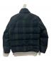 DIESEL (ディーゼル) チェックダウンジャケット ネイビーグリーン サイズ:M：8000円