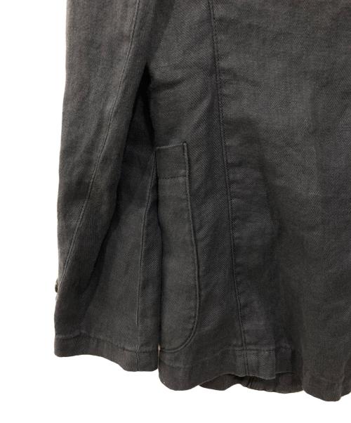 COMME CA MEN（コムサ・メン）COMME CA MEN (コムサ・メン) リネンジャケット ブラック サイズ:Sの古着・服飾アイテム
