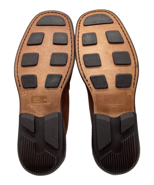 BARNEYS NEWYORK（バーニーズ・ニューヨーク）BARNEYS NEWYORK (バーニーズ・ニューヨーク) スウェードスリッポン ブラウン サイズ:7 1/2の古着・服飾アイテム