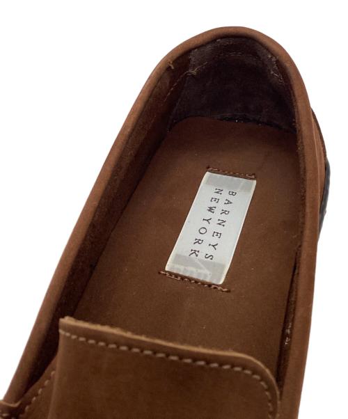 BARNEYS NEWYORK（バーニーズ・ニューヨーク）BARNEYS NEWYORK (バーニーズ・ニューヨーク) スウェードスリッポン ブラウン サイズ:7 1/2の古着・服飾アイテム