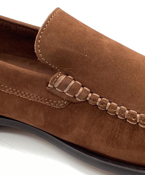 BARNEYS NEWYORK（バーニーズ・ニューヨーク）BARNEYS NEWYORK (バーニーズ・ニューヨーク) スウェードスリッポン ブラウン サイズ:7 1/2の古着・服飾アイテム