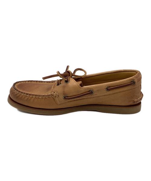 SPERRY TOP-SIDER（スペリートップサイダー）SPERRY TOP-SIDER (スペリートップサイダー) 2アイ ボートシューズ ベージュ サイズ:Mの古着・服飾アイテム
