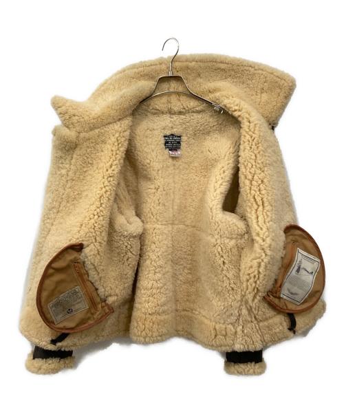 AVIREX（アヴィレックス）AVIREX (アヴィレックス) B-3ムートンジャケット ブラウン サイズ:38の古着・服飾アイテム