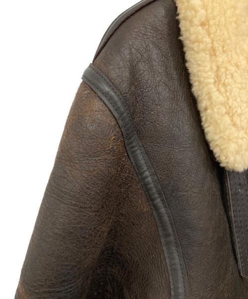 AVIREX（アヴィレックス）AVIREX (アヴィレックス) B-3ムートンジャケット ブラウン サイズ:38の古着・服飾アイテム