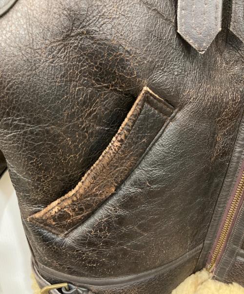 AVIREX（アヴィレックス）AVIREX (アヴィレックス) B-3ムートンジャケット ブラウン サイズ:38の古着・服飾アイテム