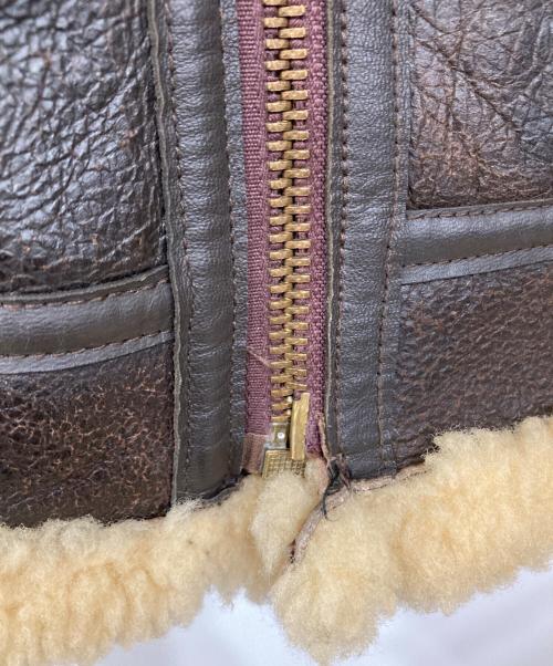 AVIREX（アヴィレックス）AVIREX (アヴィレックス) B-3ムートンジャケット ブラウン サイズ:38の古着・服飾アイテム