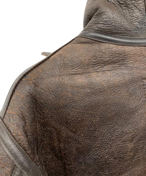AVIREX（アヴィレックス）AVIREX (アヴィレックス) B-3ムートンジャケット ブラウン サイズ:38の古着・服飾アイテム