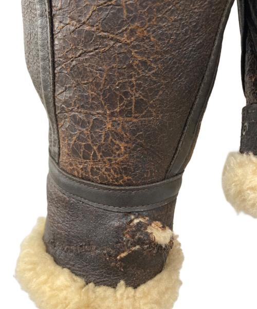 AVIREX（アヴィレックス）AVIREX (アヴィレックス) B-3ムートンジャケット ブラウン サイズ:38の古着・服飾アイテム