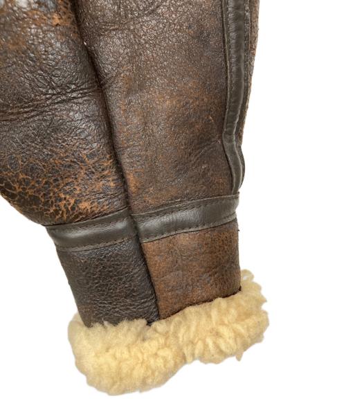 AVIREX（アヴィレックス）AVIREX (アヴィレックス) B-3ムートンジャケット ブラウン サイズ:38の古着・服飾アイテム