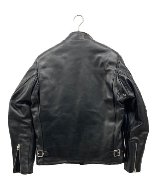 Schott（ショット）Schott (ショット) ステアハイド シングルライダースジャケット ブラック サイズ:40の古着・服飾アイテム