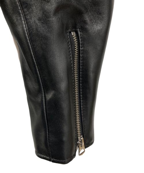 Schott（ショット）Schott (ショット) ステアハイド シングルライダースジャケット ブラック サイズ:40の古着・服飾アイテム