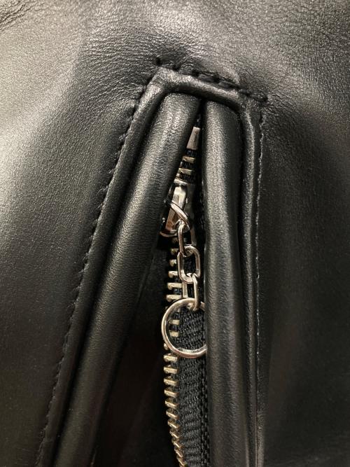 Schott（ショット）Schott (ショット) ステアハイド シングルライダースジャケット ブラック サイズ:40の古着・服飾アイテム