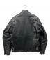 Schott (ショット) ステアハイド シングルライダースジャケット ブラック サイズ:40：50000円