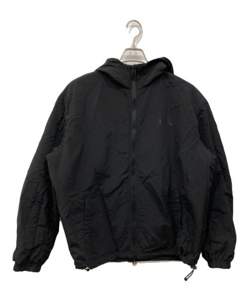 ARMANI EXCHANGE（アルマーニ エクスチェンジ）ARMANI EXCHANGE (アルマーニ エクスチェンジ) リバーシブルナイロンジャケット ブラック サイズ:Sの古着・服飾アイテム