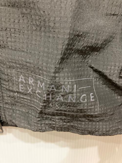 ARMANI EXCHANGE（アルマーニ エクスチェンジ）ARMANI EXCHANGE (アルマーニ エクスチェンジ) リバーシブルナイロンジャケット ブラック サイズ:Sの古着・服飾アイテム