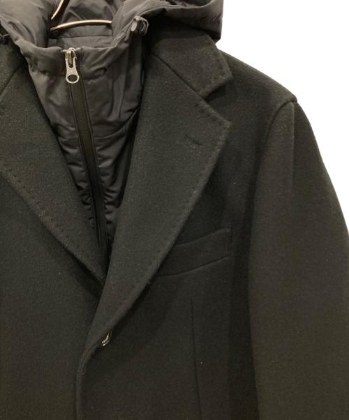 MACKINTOSH PHILOSOPHY（マッキントッシュ フィロソフィー）MACKINTOSH PHILOSOPHY (マッキントッシュ フィロソフィー) ライナー付きチェスターコート ブラック サイズ:40の古着・服飾アイテム