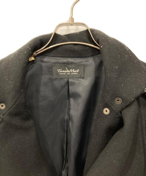 TORNADO MART（トルネードマート）TORNADO MART (トルネードマート) ドレープコート ブラック サイズ:LLの古着・服飾アイテム