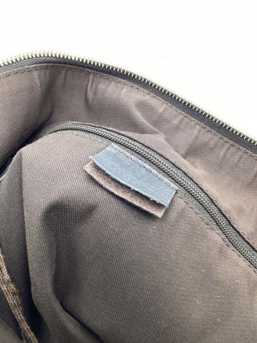 GUCCI（グッチ）GUCCI (グッチ) アビーGGキャンバスショルダーバッグ ブラウン×ベージュの古着・服飾アイテム