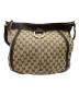 GUCCI（グッチ）の古着「アビーGGキャンバスショルダーバッグ」｜ブラウン×ベージュ