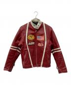 PERFECTO by Schottパーフェクト バイ ショット）の古着「ライダースジャケット」｜レッド