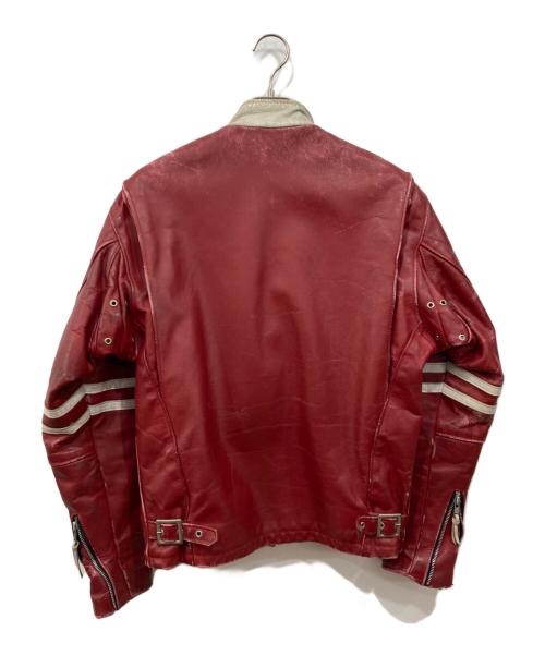 PERFECTO by Schott（パーフェクト バイ ショット）PERFECTO BY Schott (パーフェクト バイ ショット) ライダースジャケット レッド サイズ:36の古着・服飾アイテム